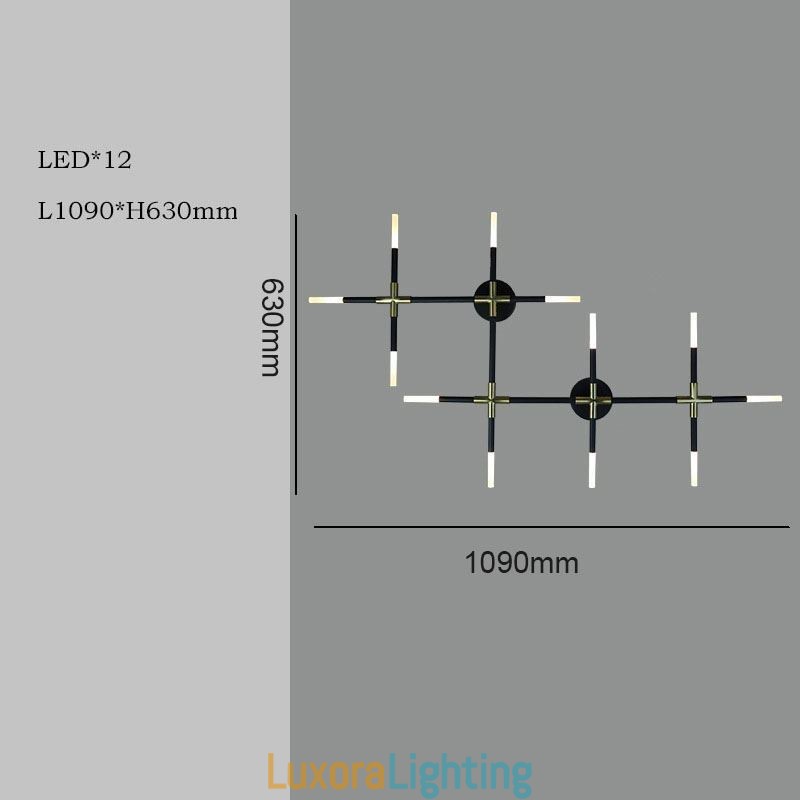 Designer Touch Decorative Wall Light Splicing Warm White Creative Wall Sconce DIY Combination Lamp