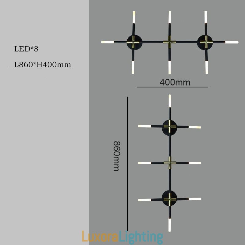 Designer Touch Decorative Wall Light Splicing Warm White Creative Wall Sconce DIY Combination Lamp