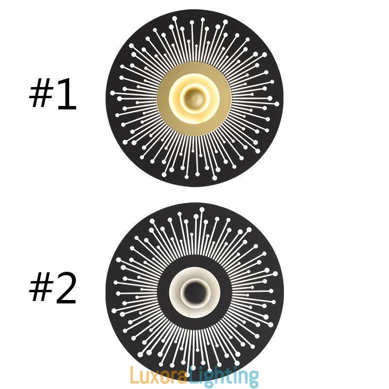 Designer Touch Decorative Wall Sconce Nordic Full Copper Hollow Round Wall Light