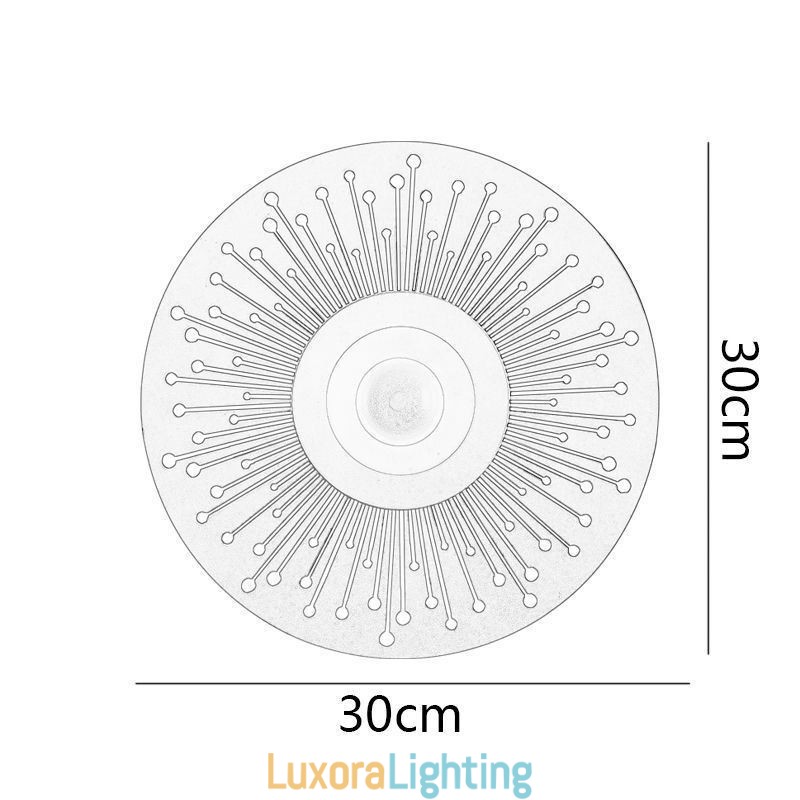 Designer Touch Decorative Wall Sconce Nordic Full Copper Hollow Round Wall Light