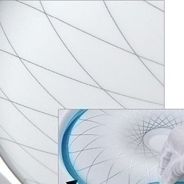 Designer Touch Decorative Circular Dome Light Romantic Crystal Lamp Light