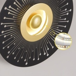 Designer Touch Decorative Wall Sconce Nordic Full Copper Hollow Round Wall Light