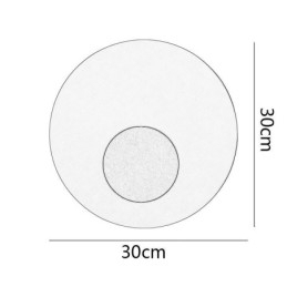 Designer Touch Decorative Nordic Wall Light Black Gold Round Full Copper Wall Sconce