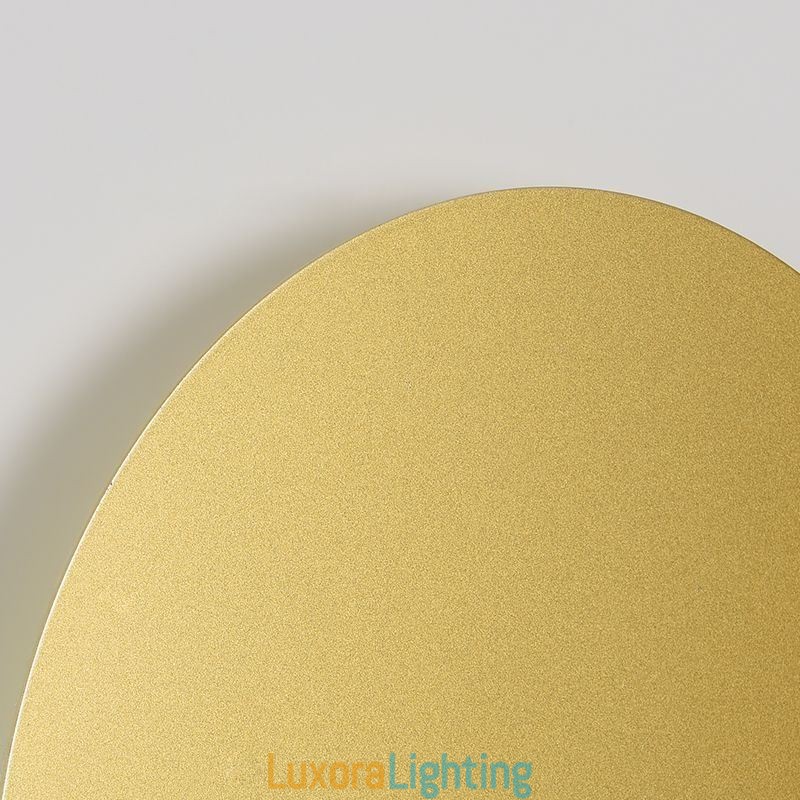 Designer Touch Decorative Nordic Wall Light Black Gold Round Full Copper Wall Sconce