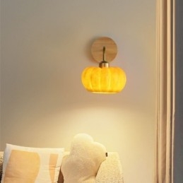 Designer Touch Decorative Pumpkin Wall Light Japanese Retro Wall Sconces Lamp
