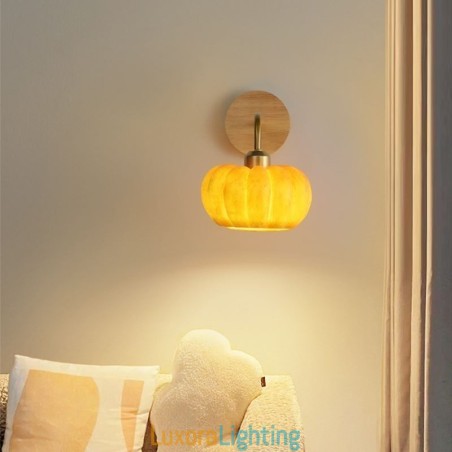 Designer Touch Decorative Pumpkin Wall Light Japanese Retro Wall Sconces Lamp