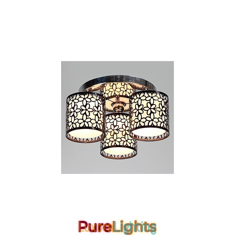 Designer Touch Decorative Modern Contemporary Painting Metal Flush Mount