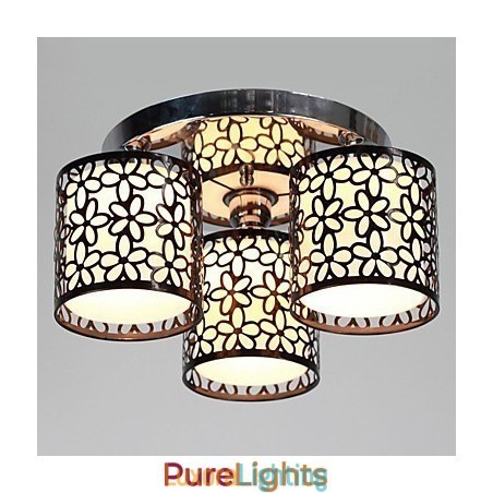 Designer Touch Decorative Modern Contemporary Painting Metal Flush Mount