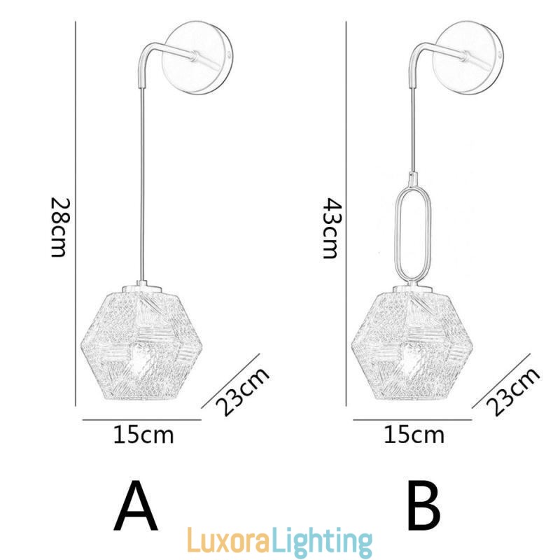 Designer Touch Decorative Modern Wall Light Creative Glass Wall Sconce Lamp