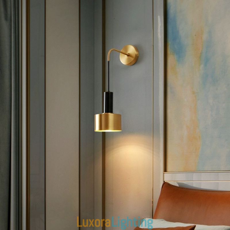 Designer Touch Decorative Modern Wall Light Black Gold Contrast Color Wall Sconce
