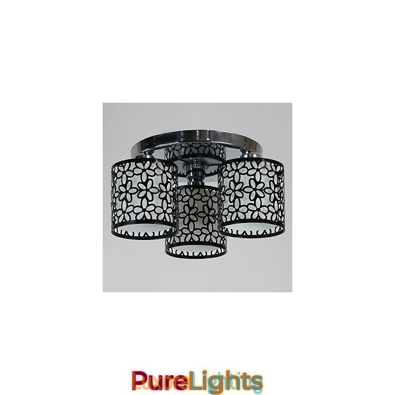 Designer Touch Decorative Modern Contemporary Painting Metal Flush Mount