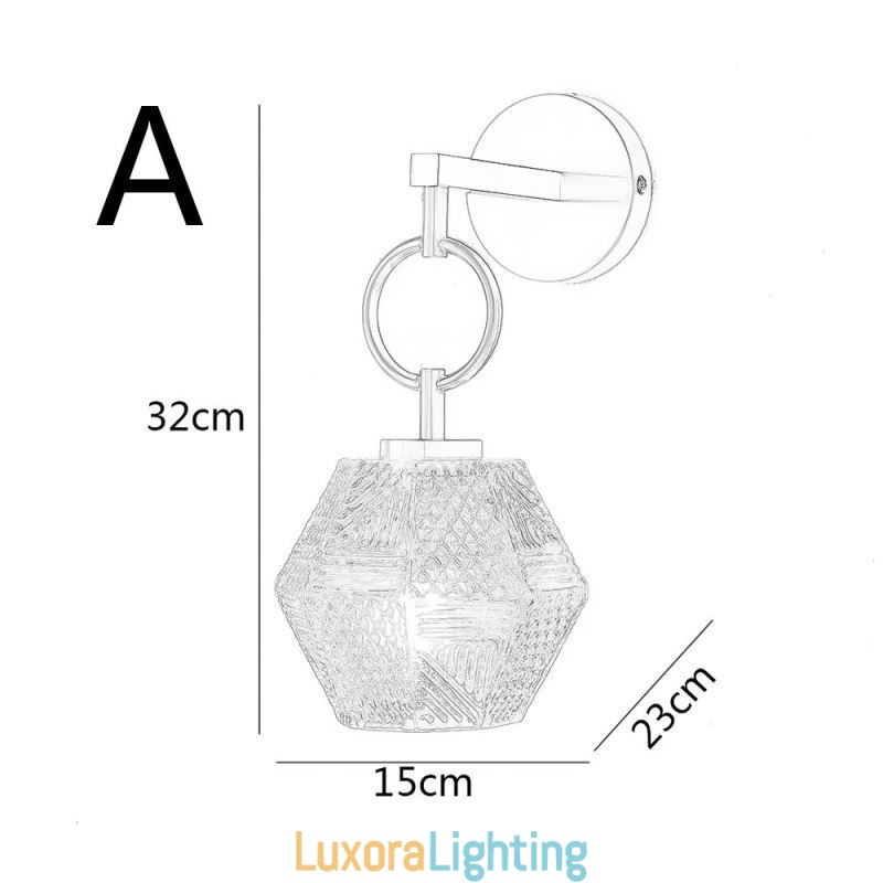 Designer Touch Decorative Modern Wall Light Creative Glass Wall Sconce Lamp