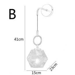 Designer Touch Decorative Modern Wall Light Creative Glass Wall Sconce Lamp