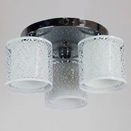 Designer Touch Decorative Modern Contemporary Painting Metal Flush Mount