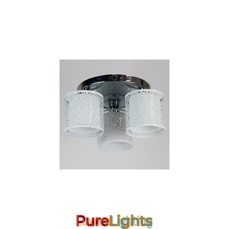 Designer Touch Decorative Modern Contemporary Painting Metal Flush Mount