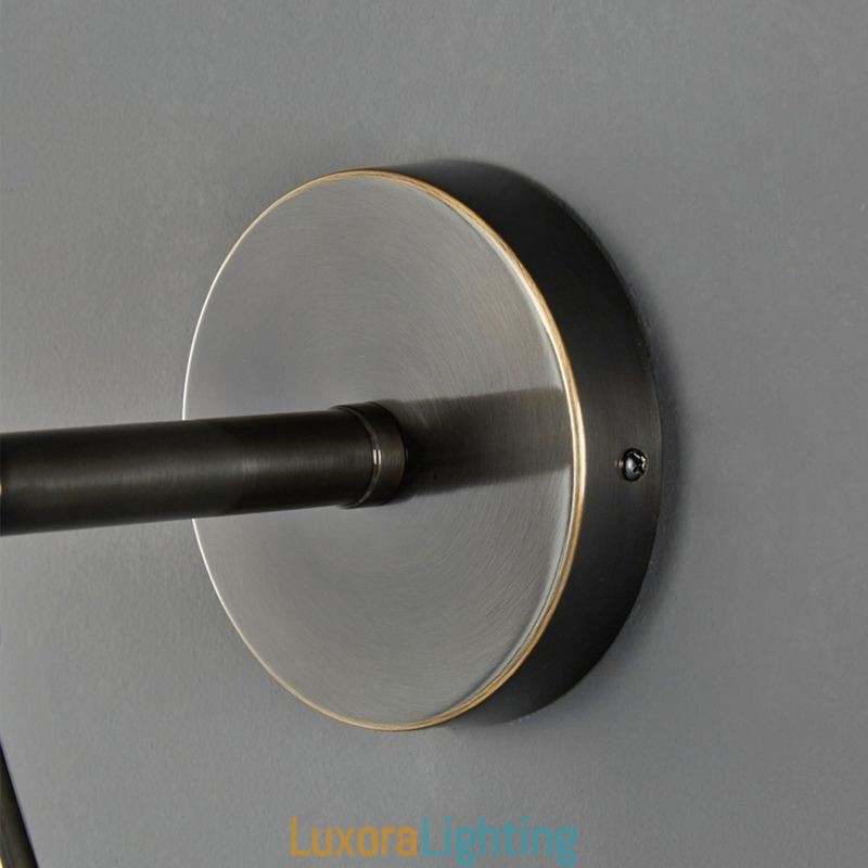 Designer Touch Decorative Modern Globe Wall Sconce Glass Wall Light Black Water Drop Wall Light