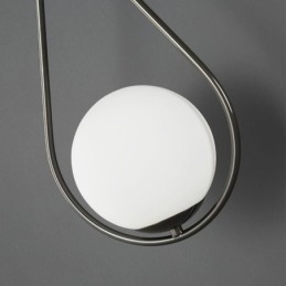 Designer Touch Decorative Modern Globe Wall Sconce Glass Wall Light Black Water Drop Wall Light