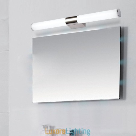 Designer Touch Decorative Mirror Light Stainless Steel Modern Wall Lamp Bathroom Lights Wall Sconce