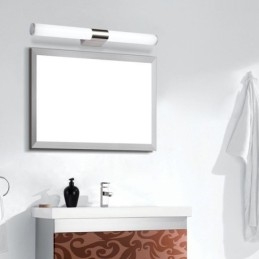 Designer Touch Decorative Mirror Light Stainless Steel Modern Wall Lamp Bathroom Lights Wall Sconce