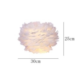 Designer Touch Decorative Creative Feather Wall Lamp Sconce Light