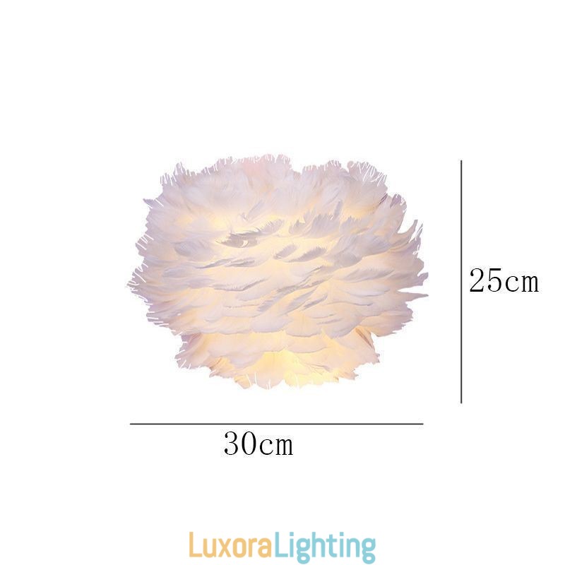 Designer Touch Decorative Creative Feather Wall Lamp Sconce Light