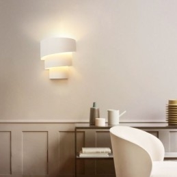 Designer Touch Decorative Modern Minimalist Wall Lamp Spiral Cake Sconce Light Bedside