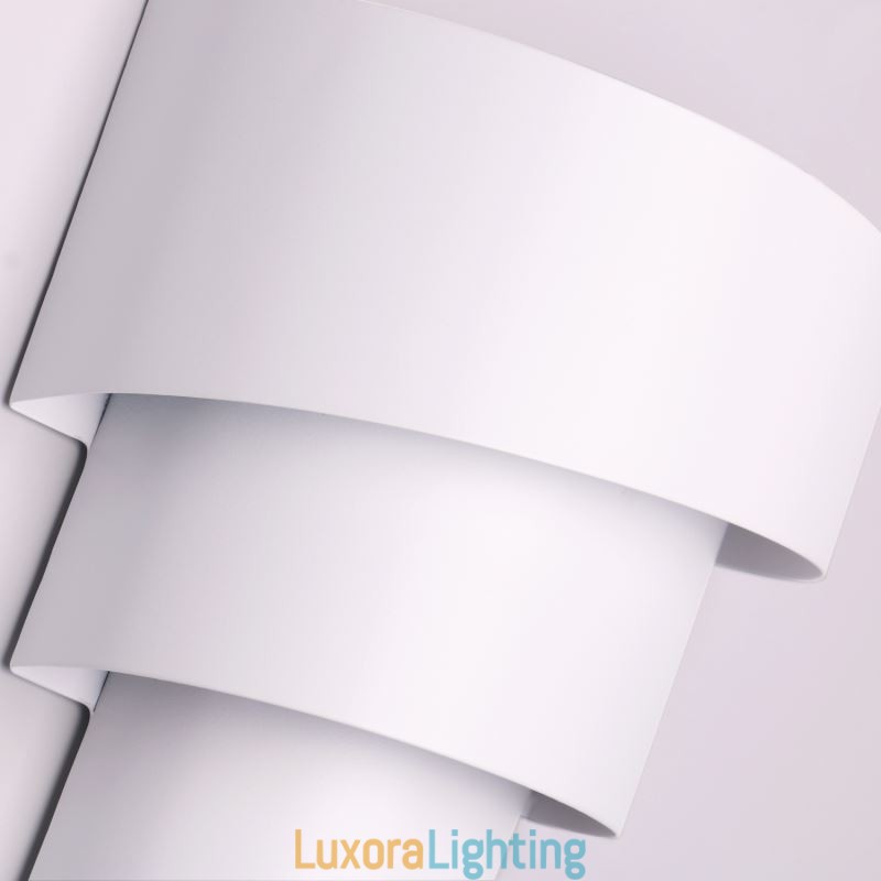 Designer Touch Decorative Modern Minimalist Wall Lamp Spiral Cake Sconce Light Bedside