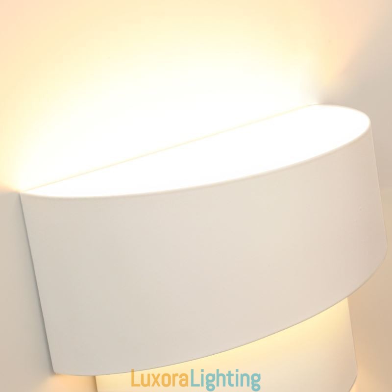 Designer Touch Decorative Modern Minimalist Wall Lamp Spiral Cake Sconce Light Bedside