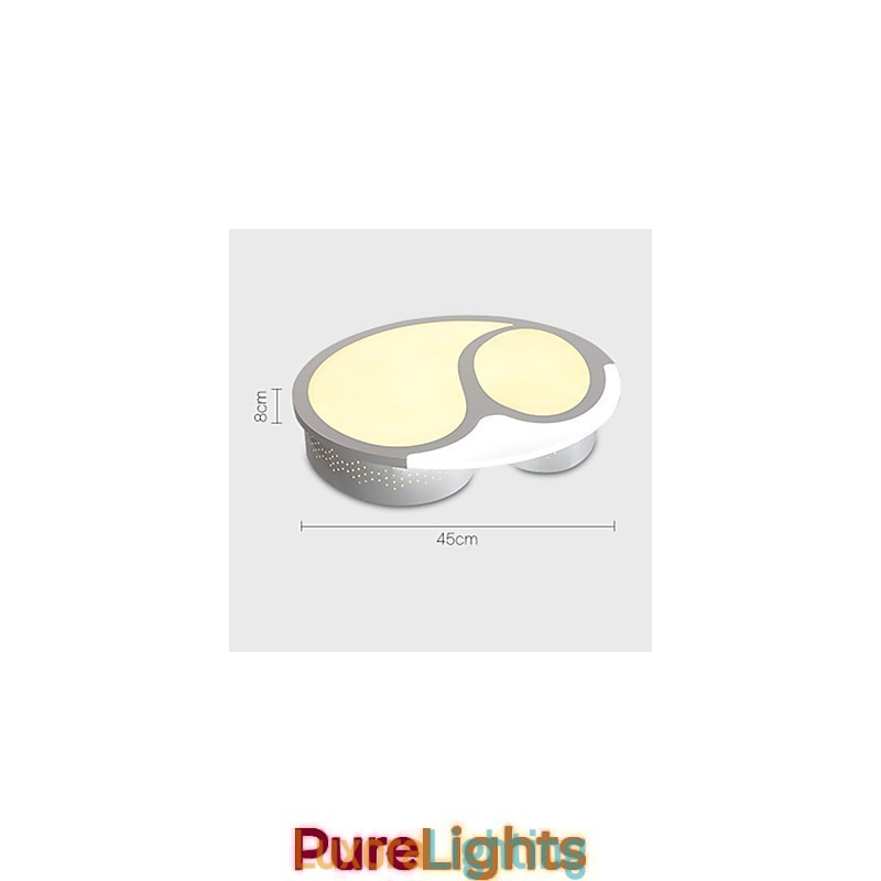 Designer Touch Decorative Flush Mount Modern Contemporary Metal