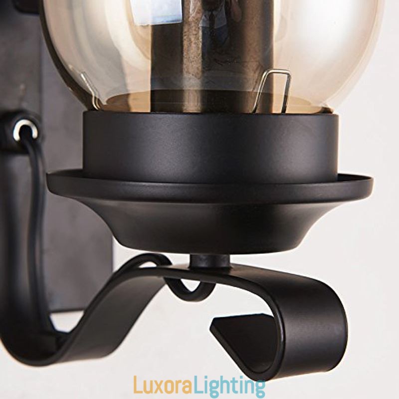 Designer Touch Decorative Vintage Wrought Iron Wall Lamp Single Light Sconce Lighting