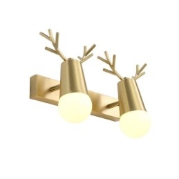 Designer Touch Decorative Nordic Brass Wall Lamp Mirror Front Light