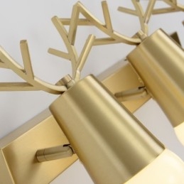 Designer Touch Decorative Nordic Brass Wall Lamp Mirror Front Light