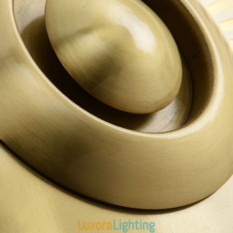 Designer Touch Decorative Nordic Brass Wall Lamp Hollow out Round Shape Sconce Light