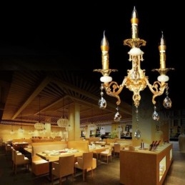 Designer Touch Decorative European Wall Lamp Luxurious Wall Sconce Crystal Drop Lamp Bedside Lighting