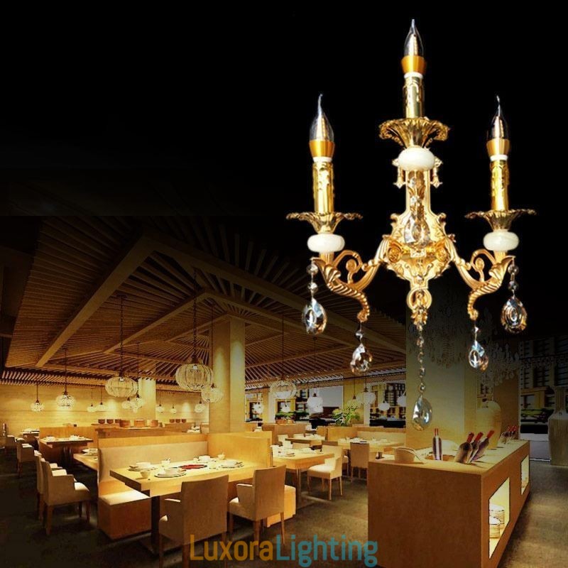 Designer Touch Decorative European Wall Lamp Luxurious Wall Sconce Crystal Drop Lamp Bedside Lighting