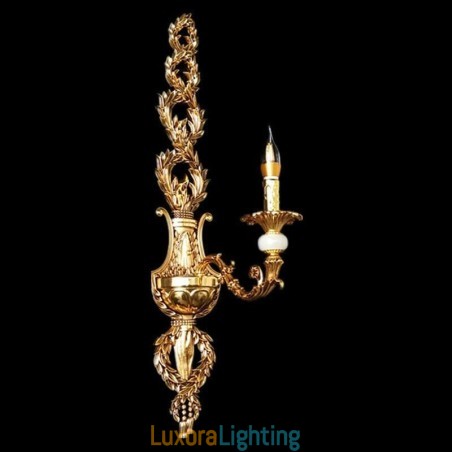 Designer Touch Decorative European Wall Lamp Luxurious Petal Wall Sconce Jade Decoration Lamp Bedside Lighting