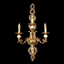 Designer Touch Decorative European Wall Lamp Luxurious Petal Wall Sconce Jade Decoration Lamp Bedside Lighting