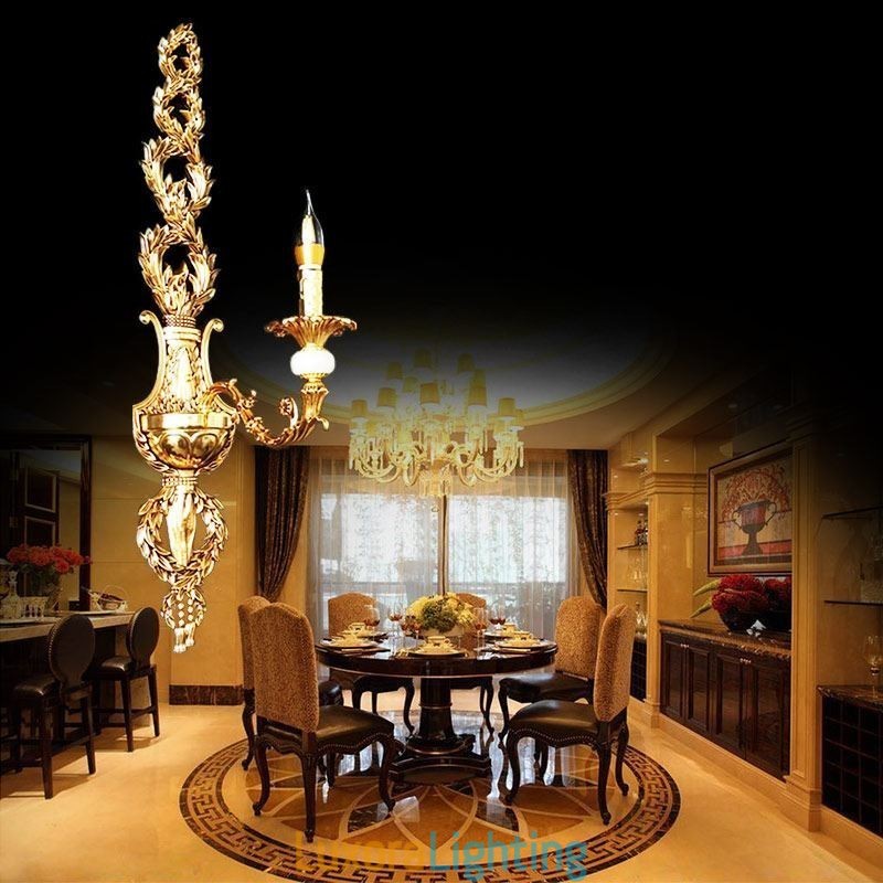 Designer Touch Decorative European Wall Lamp Luxurious Petal Wall Sconce Jade Decoration Lamp Bedside Lighting