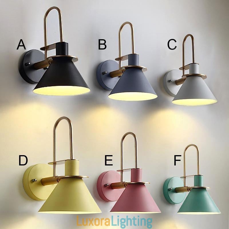 Designer Touch Decorative Nordic Wall Light Makron Style Wall Sconce Creative Mirror front Lamp Light