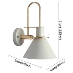 Designer Touch Decorative Nordic Wall Light Makron Style Wall Sconce Creative Mirror front Lamp Light