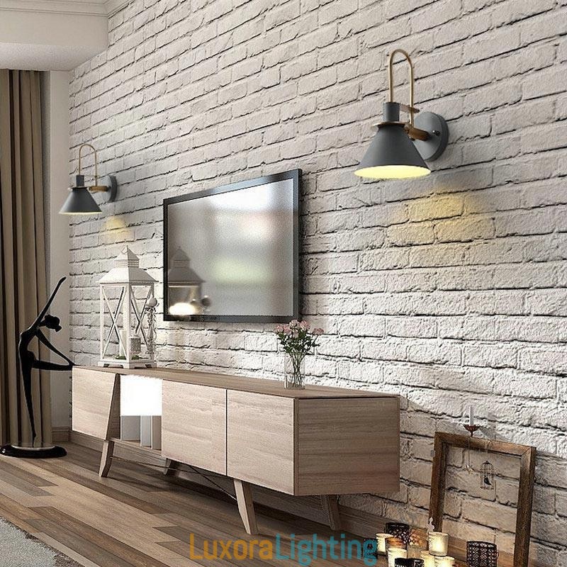 Designer Touch Decorative Nordic Wall Light Makron Style Wall Sconce Creative Mirror front Lamp Light