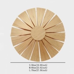Designer Touch Decorative Round Flower Wall Sconce Unique Bamboo Wall Light Creative Lighting