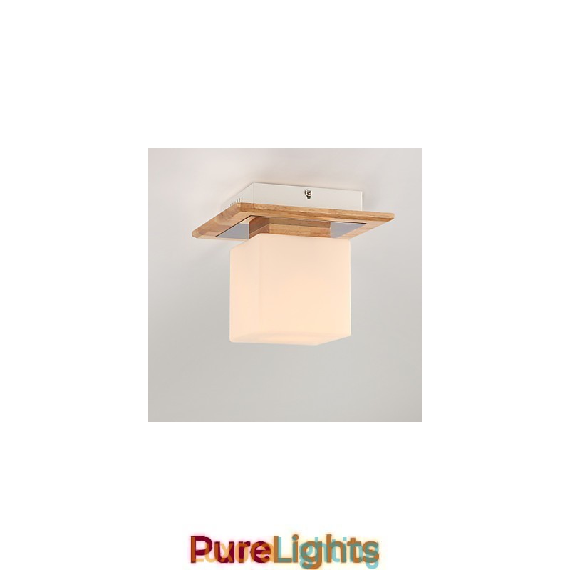 Designer Touch Decorative Flush Mount Mini Style Modern Contemporary Wood