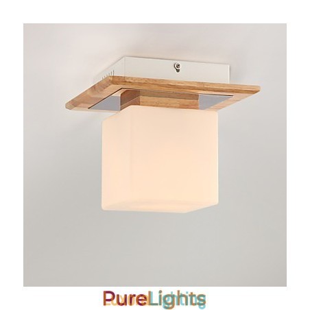 Designer Touch Decorative Flush Mount Mini Style Modern Contemporary Wood