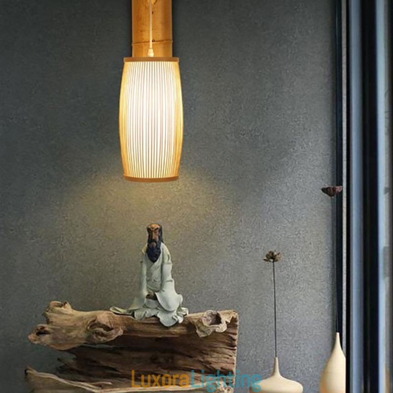 Designer Touch Decorative Woven Bamboo Wall Sconce Retro Chinese Wall Light Lighting