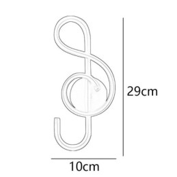 Designer Touch Decorative Wall Sconce Minimalist Acrylic Note Wall Light