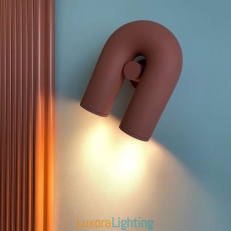 Designer Touch Decorative Wall Sconce U Shape Minimalist Creative Wall Light Rotating Lampshade