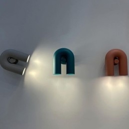 Designer Touch Decorative Wall Sconce U Shape Minimalist Creative Wall Light Rotating Lampshade