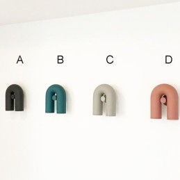 Designer Touch Decorative Wall Sconce U Shape Minimalist Creative Wall Light Rotating Lampshade