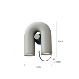 Designer Touch Decorative Wall Sconce U Shape Minimalist Creative Wall Light Rotating Lampshade